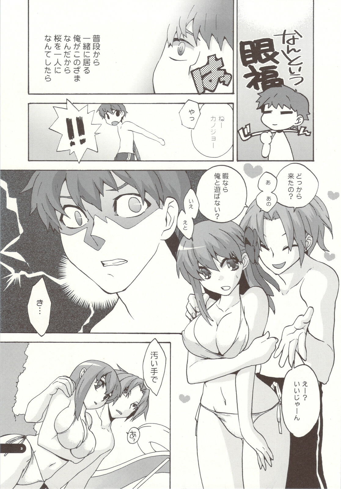 (CT18) [TRIP SPIDER (niwacho)] FOOL POOL (Fate/stay night) page 3 full