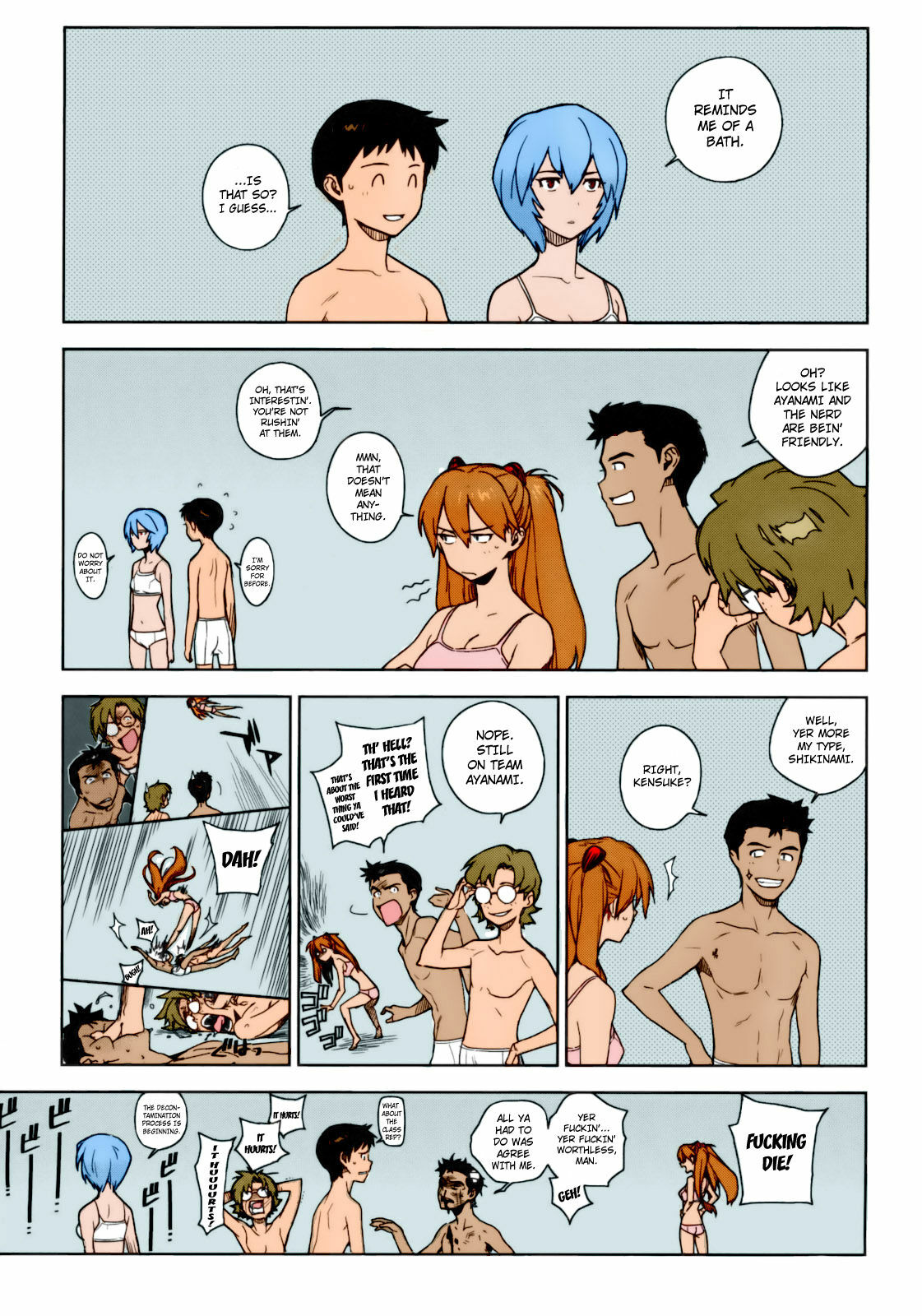 [enuma elish (Yukimi)] LIKE A BEAST (Neon Genesis Evangelion) [English] ==Strange Companions== [Colorized] page 10 full