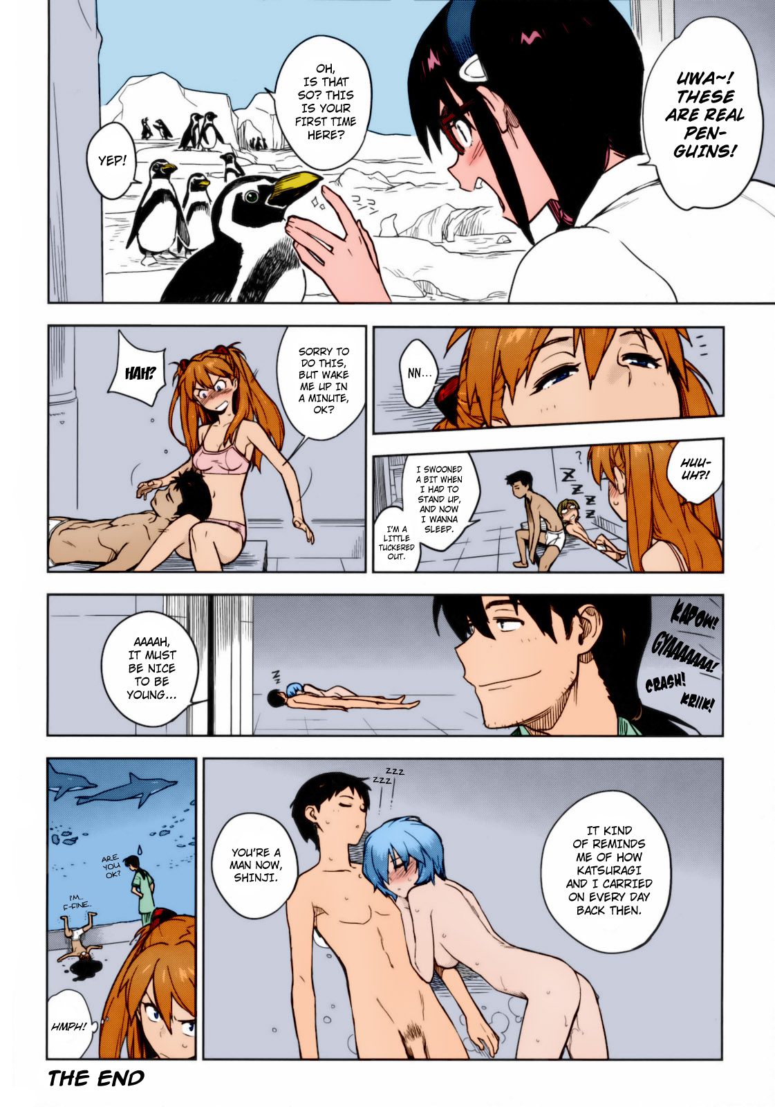 [enuma elish (Yukimi)] LIKE A BEAST (Neon Genesis Evangelion) [English] ==Strange Companions== [Colorized] page 33 full