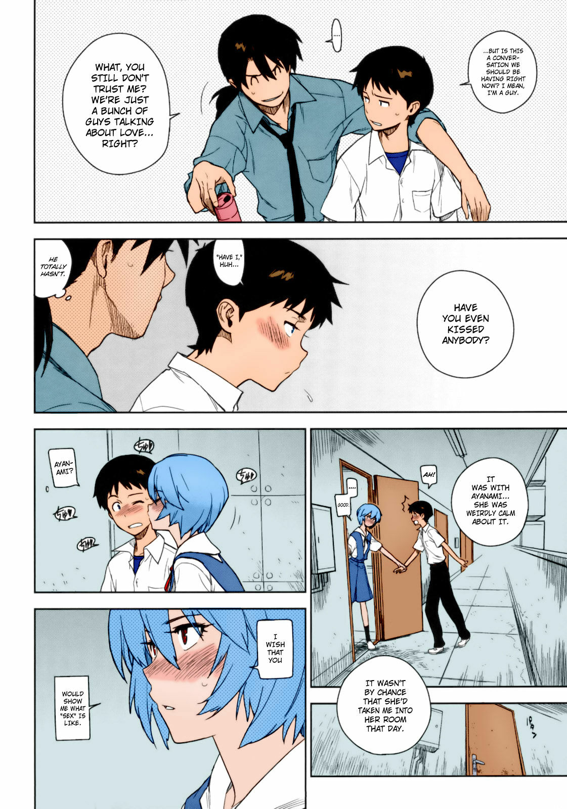 [enuma elish (Yukimi)] LIKE A BEAST (Neon Genesis Evangelion) [English] ==Strange Companions== [Colorized] page 5 full