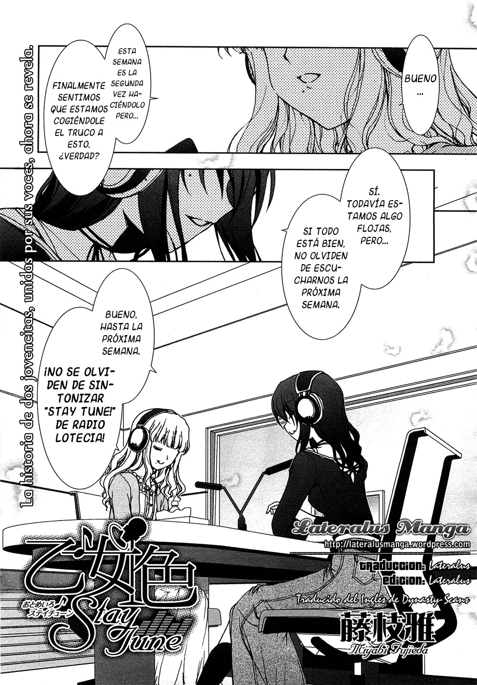 [Atelier Miyabi (Miyabi Fujieda)] Otome-iro Stay Tune c.01-04 COMPLETA [Español] [Lateralus-Manga] page 2 full