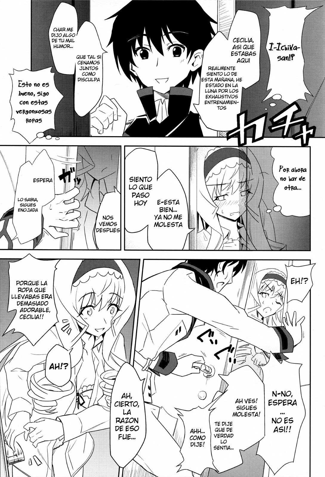 (C80) [tomatohouse-905's room (urabi)] Noble Heart (Infinite Stratos) [Spanish] [Koi Subs] page 9 full