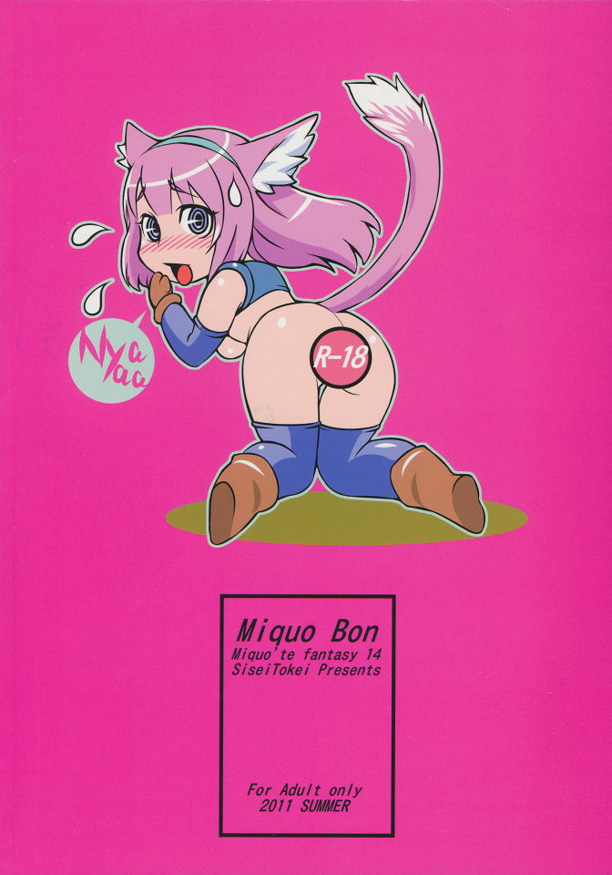 (C80) [Akamaya (Sisei Tokei)] Miquo Bon Miquo'te Fantasy 14 (Final Fantasy XIV) page 34 full