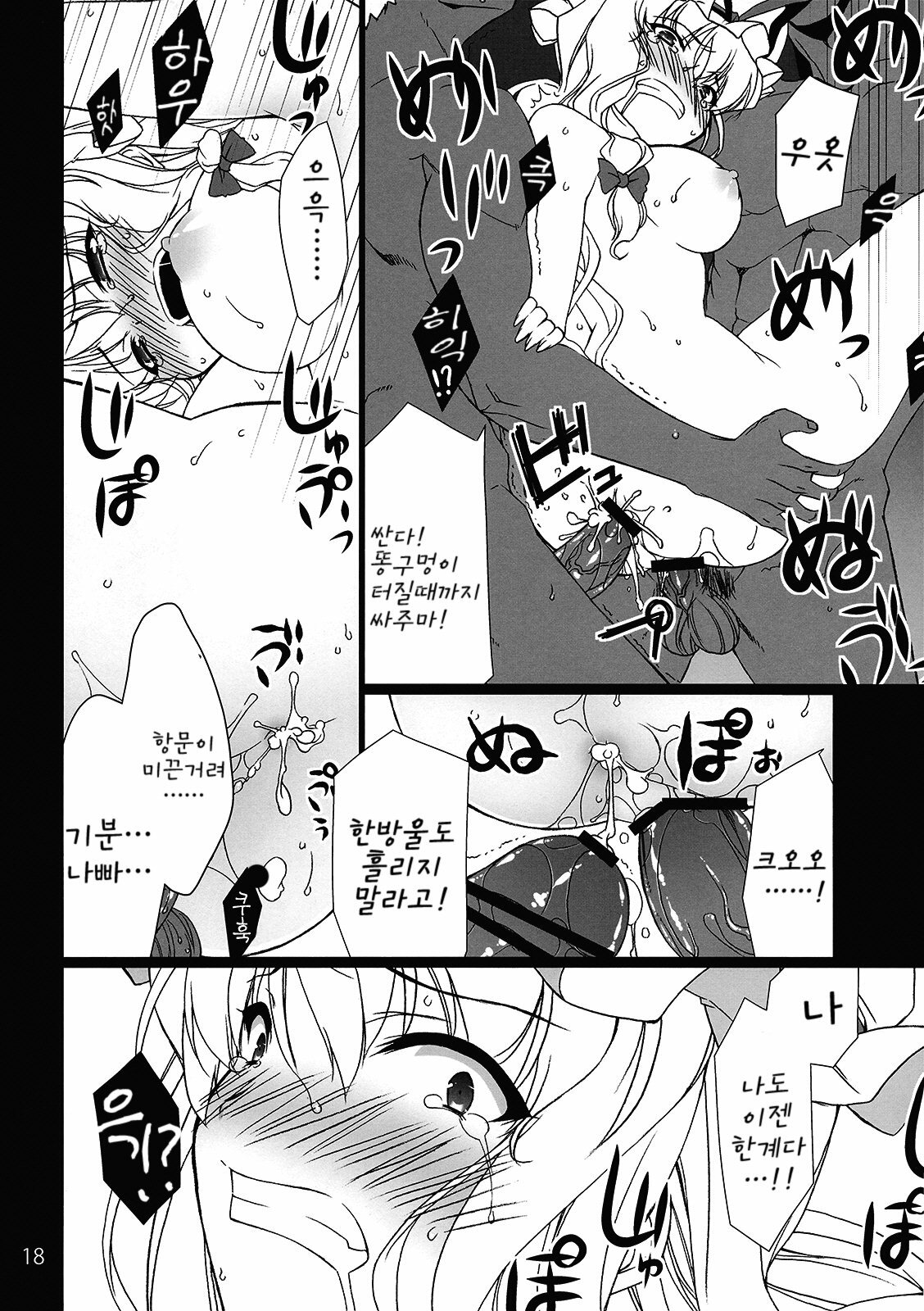 (C77) [TUKIBUTO (Hyouju Issei)] HI-Rotten Administrator (Touhou Project) [Korean] page 19 full