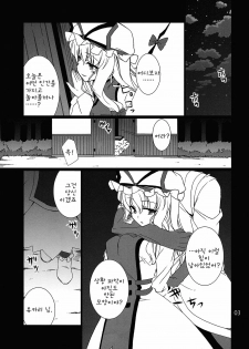 (C77) [TUKIBUTO (Hyouju Issei)] HI-Rotten Administrator (Touhou Project) [Korean] - page 4