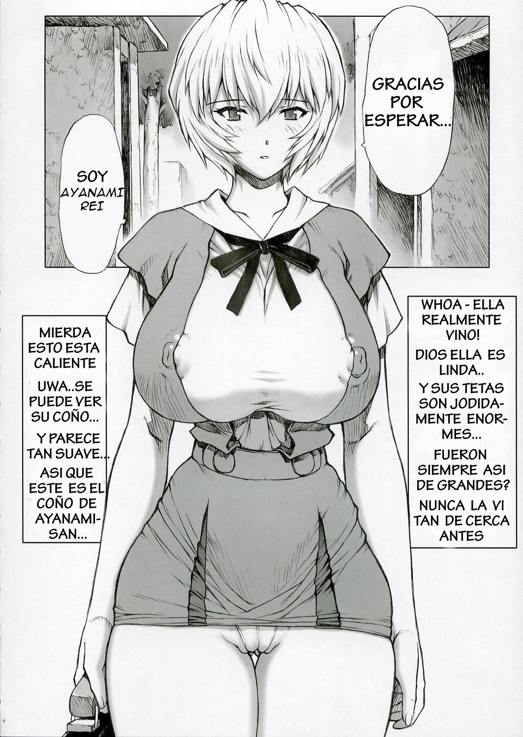 (C68) [Nakayohi Mogudan (Mogudan)] Ayanami (Neon Genesis Evangelion) [Spanish] [JORGEAREOS] page 8 full