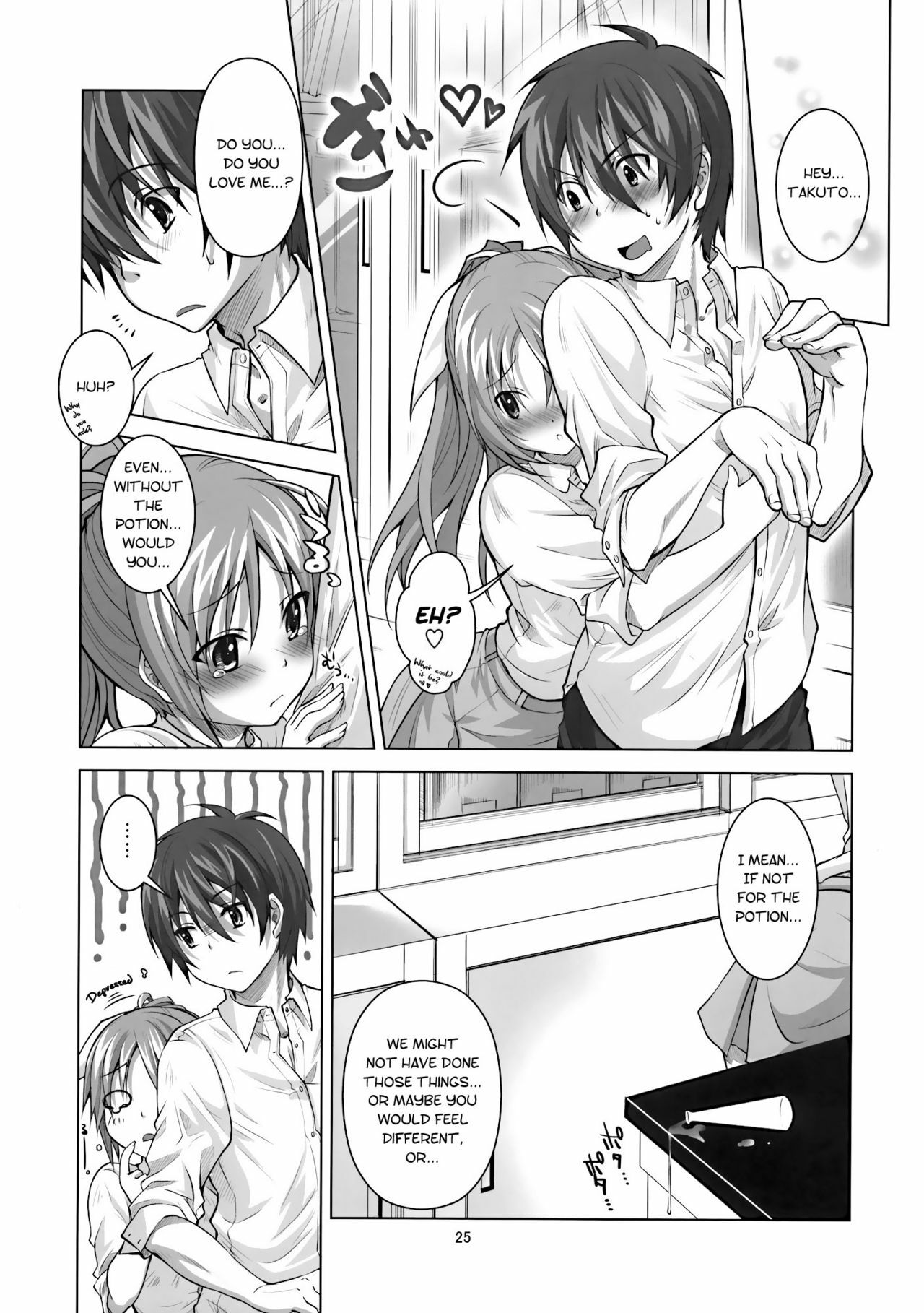 (C77) [Reak (TAKTO)] Koi no Mahou wa Jitsuryoku Koushi!? | Love magic makes her daring!? [English] [Genesis Translations] page 24 full