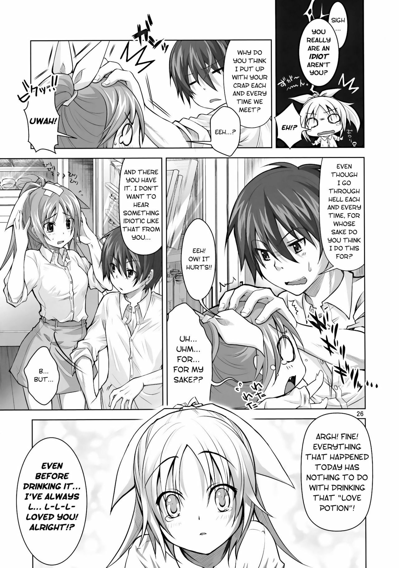 (C77) [Reak (TAKTO)] Koi no Mahou wa Jitsuryoku Koushi!? | Love magic makes her daring!? [English] [Genesis Translations] page 25 full