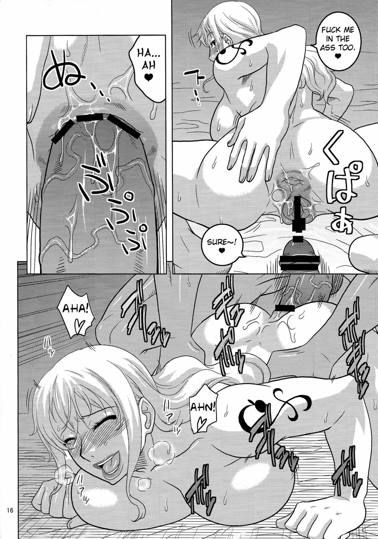 (C80) [ACID-HEAD (Murata.)] NamiRobi 5 (One Piece) [English] {doujin-moe} page 17 full