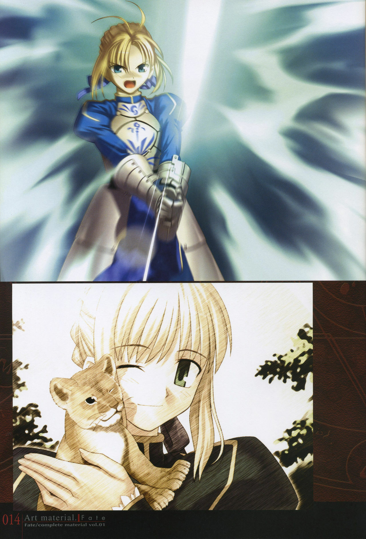 [Type-Moon] Fate/complete material I - Art material. page 19 full