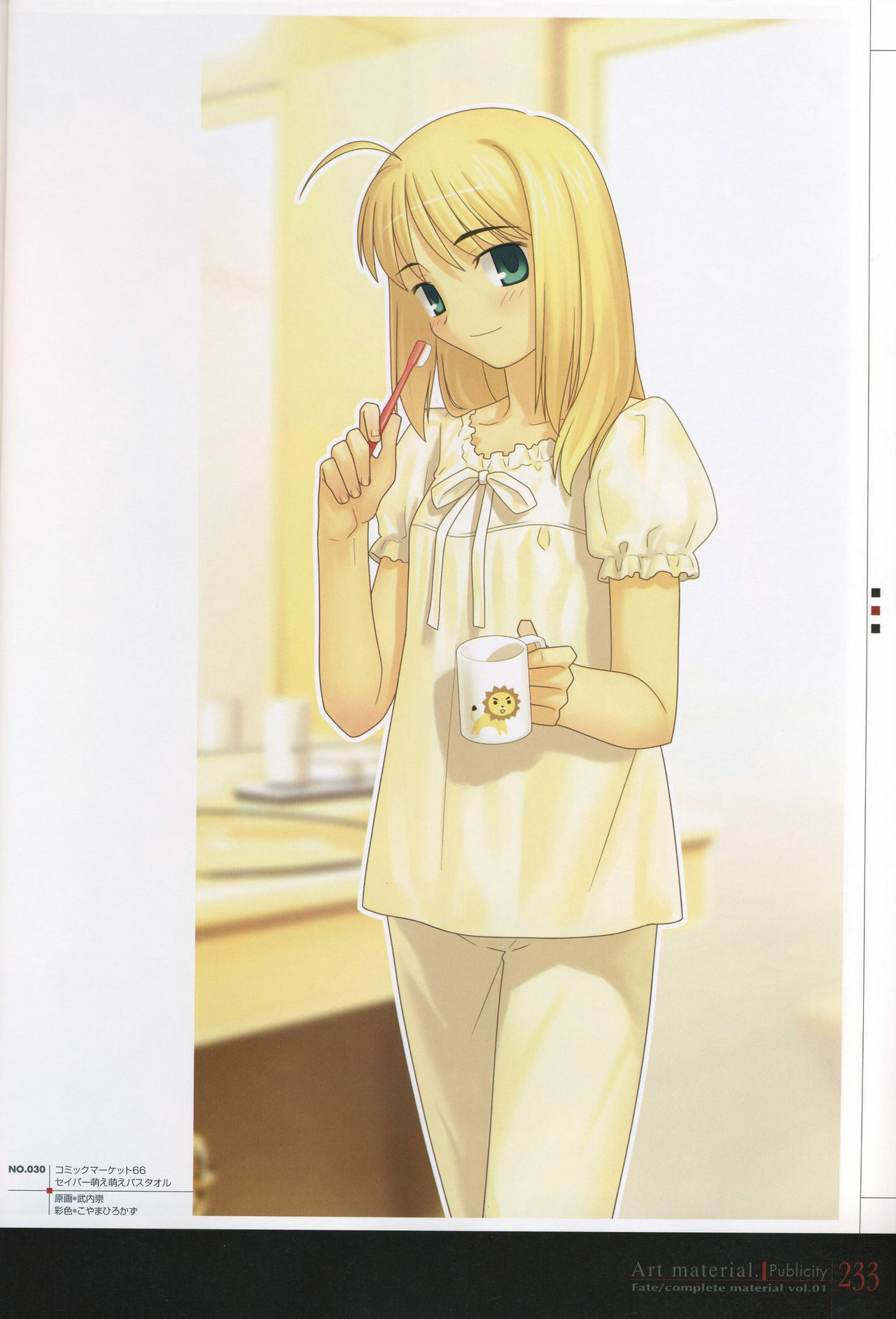 [Type-Moon] Fate/complete material I - Art material. page 238 full