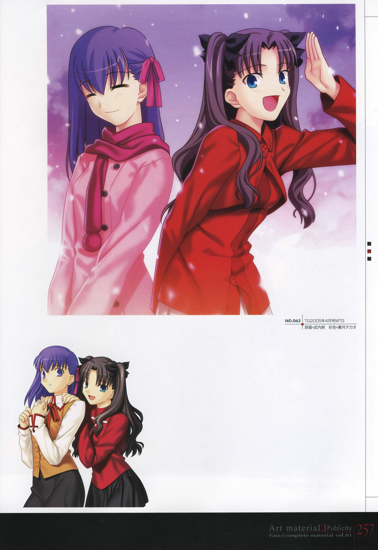 [Type-Moon] Fate/complete material I - Art material. page 262 full