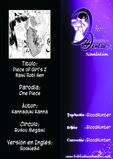 [Busou Megami (Kannaduki Kanna)] Piece of Girl's kan2 Nami-Robi Hen (One Piece) [Spanish/Español] - page 39