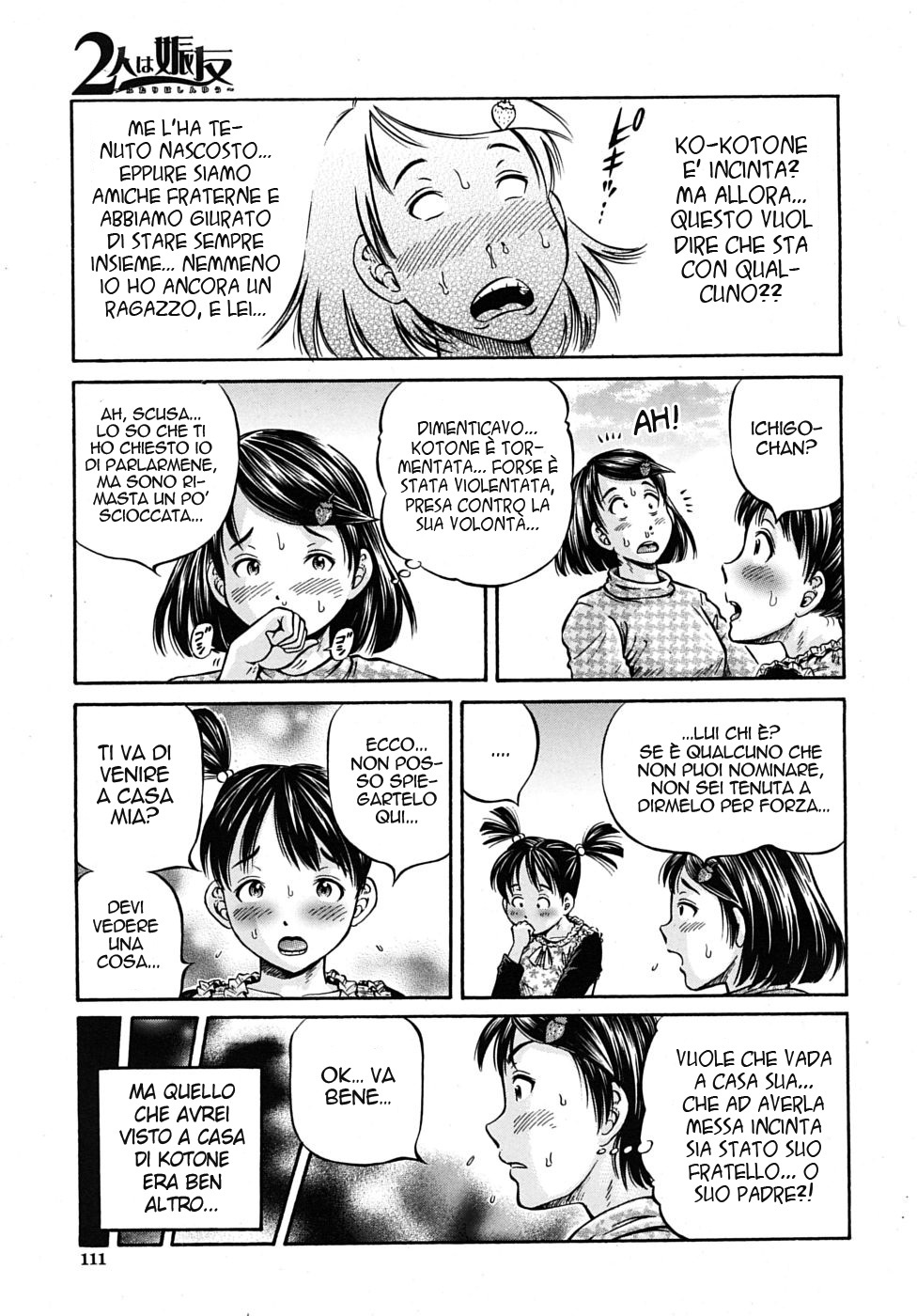 [Komine Tsubasa] Futari wa Shinyuu | 2 AMICHE INTIME (COMIC MUJIN 2010-04) [Italian] [Hentai Fantasy] page 3 full