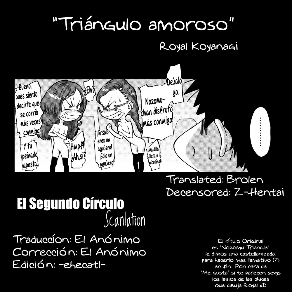 [Koyanagi Royal] Nozomu Triangle! | Triángulo Amoroso (COMIC Megastore 2009-08) [Spanish] [El Anònimo] [Decensored] page 29 full