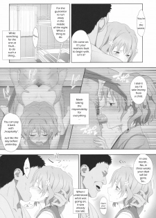 (C80) [Hito no Fundoshi (Yukiyoshi Mamizu)] Natsu, Ryokan, Shakkintori. (Hanasaku Iroha) [English] - page 6