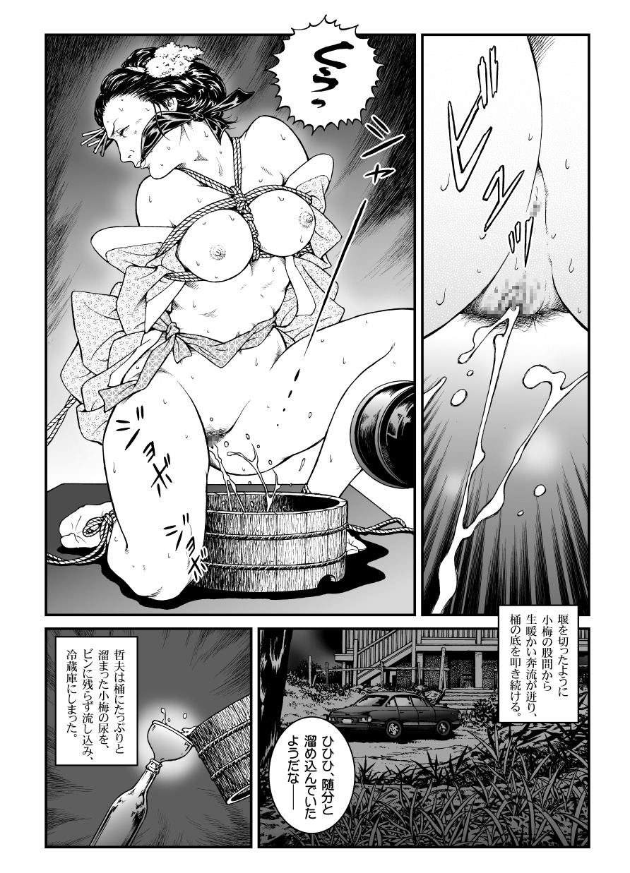 [Nightmare Express -Akumu no Takuhaibin-] Yokubou Kaiki Dai 446 Shou - Shouwa Ryoukitan Nyohan Shiokinin Tetsuo 1 Gion Maiko Yuukai Jiken (Zenpen) - page 16 full