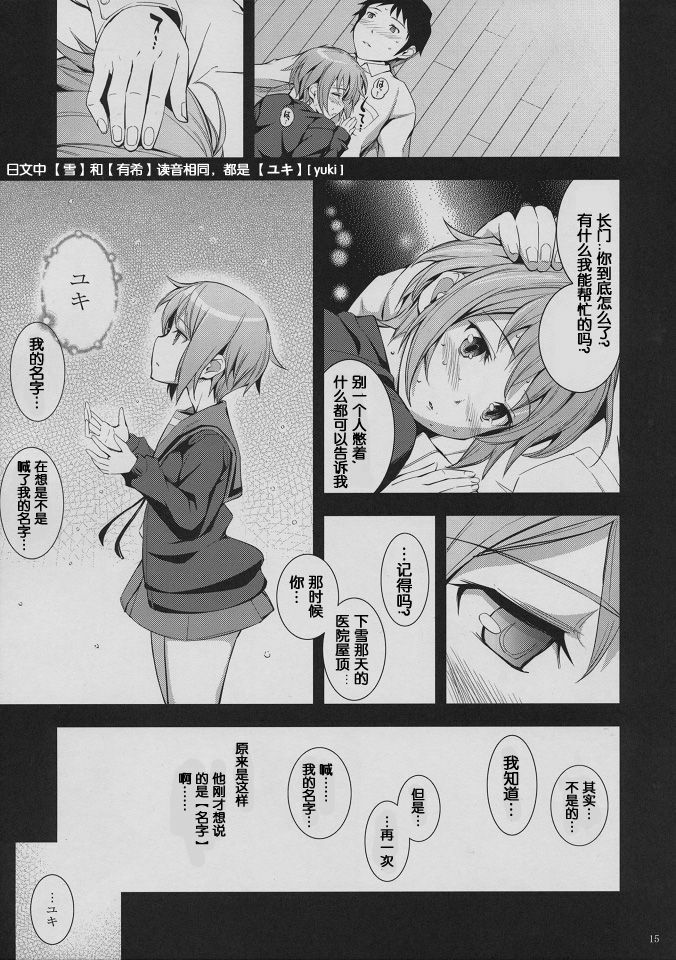 (C80) [Wechselhaft (Kima-gray)] Nagato Yuki no Konzai - The Coexistence of Yuki Nagato (Suzumiya Haruhi no Yuuutsu) [Chinese] [工口神社汉化] page 14 full