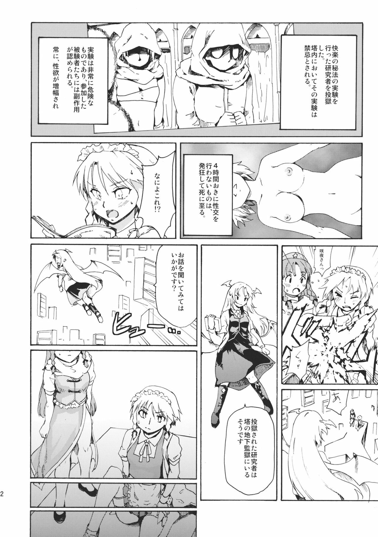 (C80) [PARANOIA CAT (Fujiwara Shunichi)] Touhou Ukiyo Emaki Bishou Knife EXPANSION (Touhou Project) page 32 full