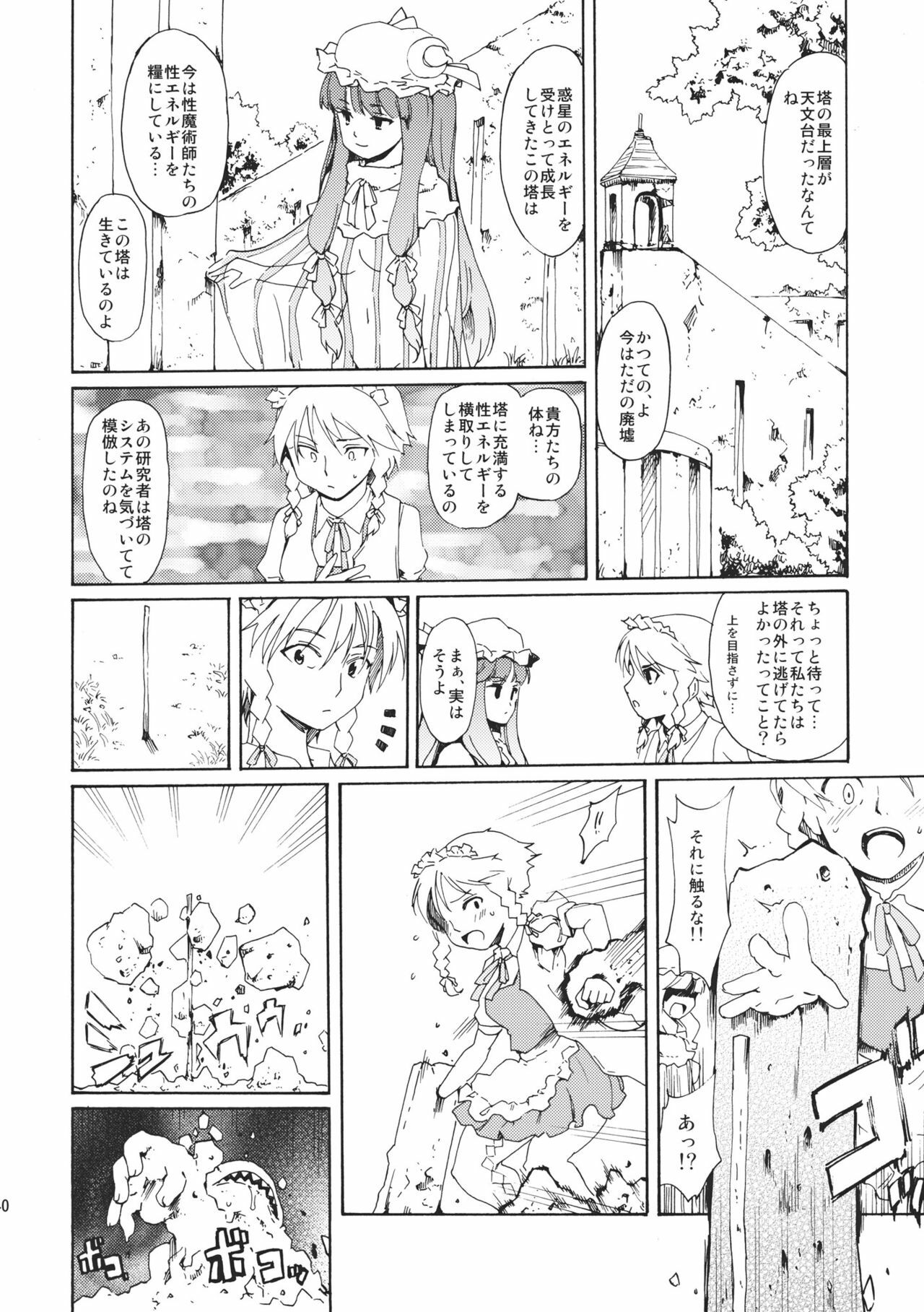 (C80) [PARANOIA CAT (Fujiwara Shunichi)] Touhou Ukiyo Emaki Bishou Knife EXPANSION (Touhou Project) page 40 full