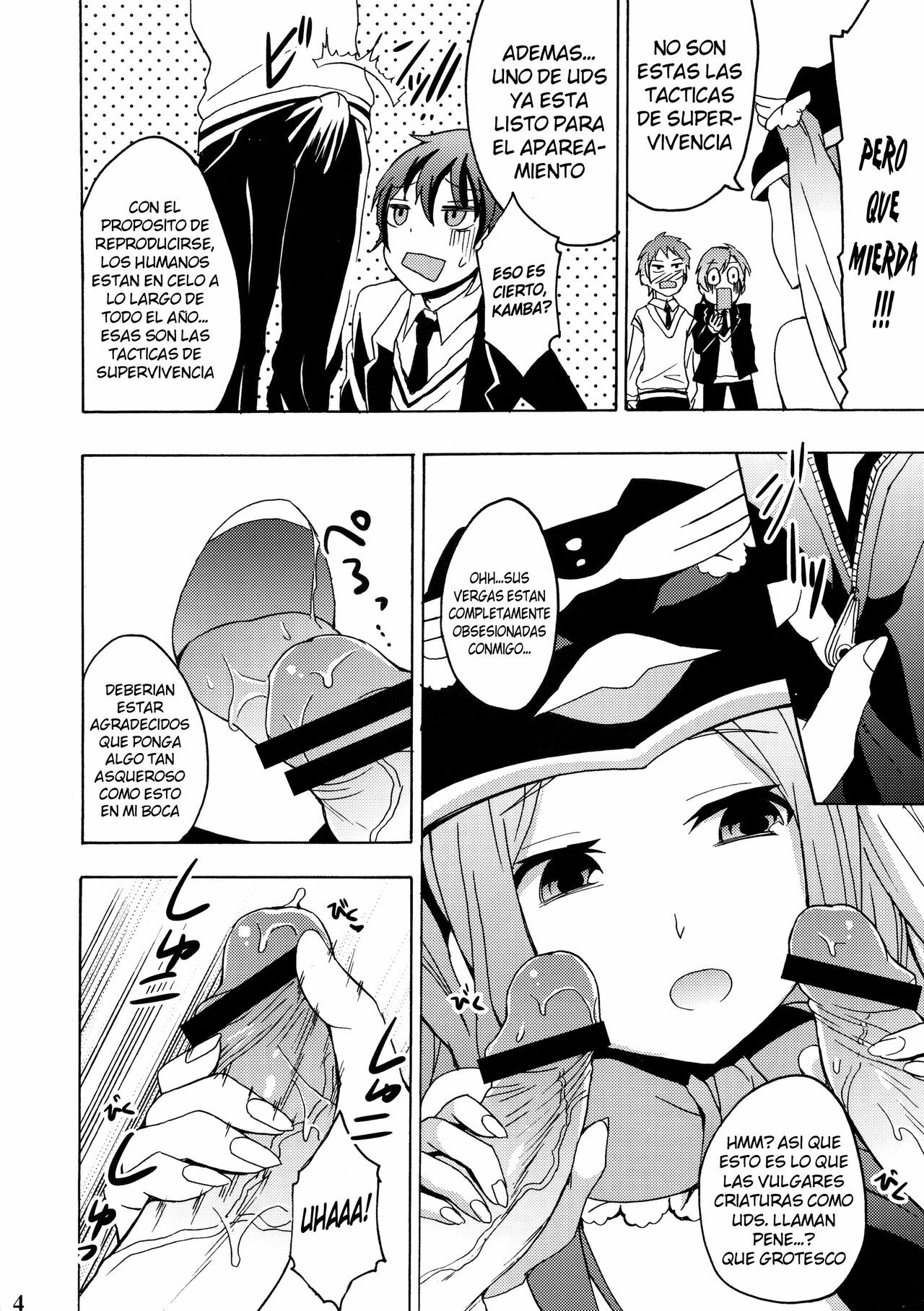 (C80) [Otabe Dynamites (Otabe Sakura)] Seizon Senryaku, Shimashouka (Mawaru Penguindrum) [Spanish] [Koi Subs] page 3 full