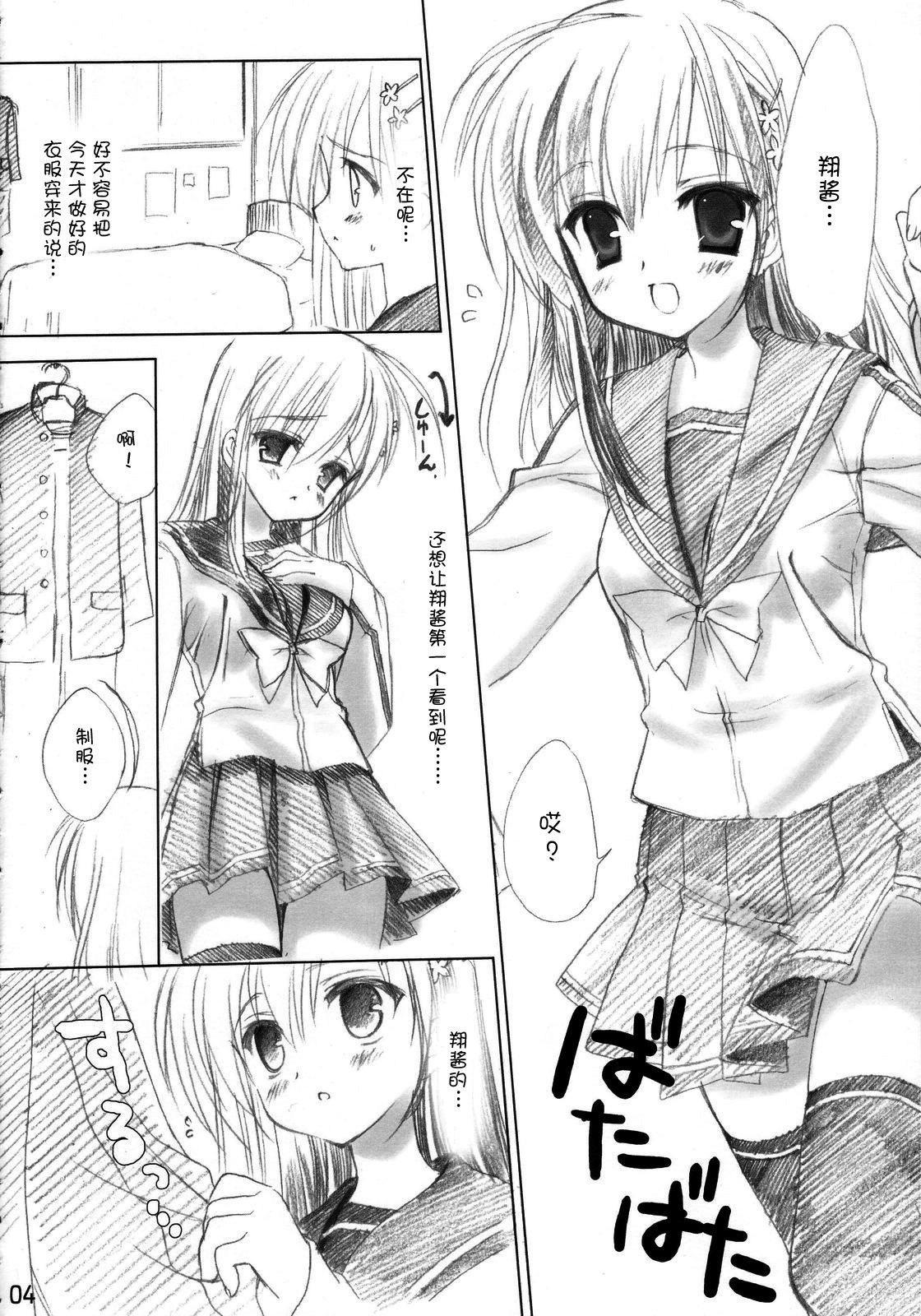 (C70) [Kuroneko-kan, Tyatsune (Muririn, Kobuichi)] Ramune [Chinese] [空気系★汉化] page 4 full