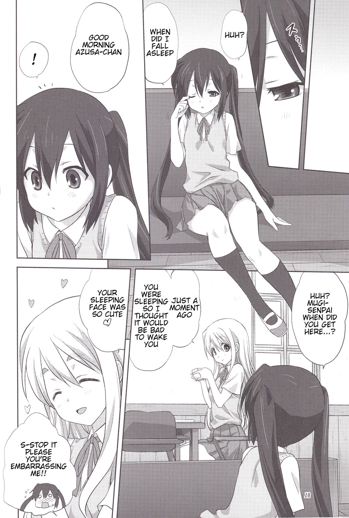 (C80) [Mitarashi Club (Mitarashi Kousei)] Mugi to Azu Zenpen (K-ON!) [English] [Kamikakushi] page 9 full