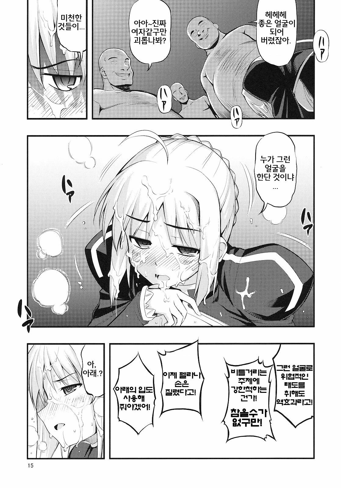 (C79) [RUBBISH Selecting Squad (Namonashi)] RE 12 (Fate/stay night) [Korean] [성귀] page 14 full