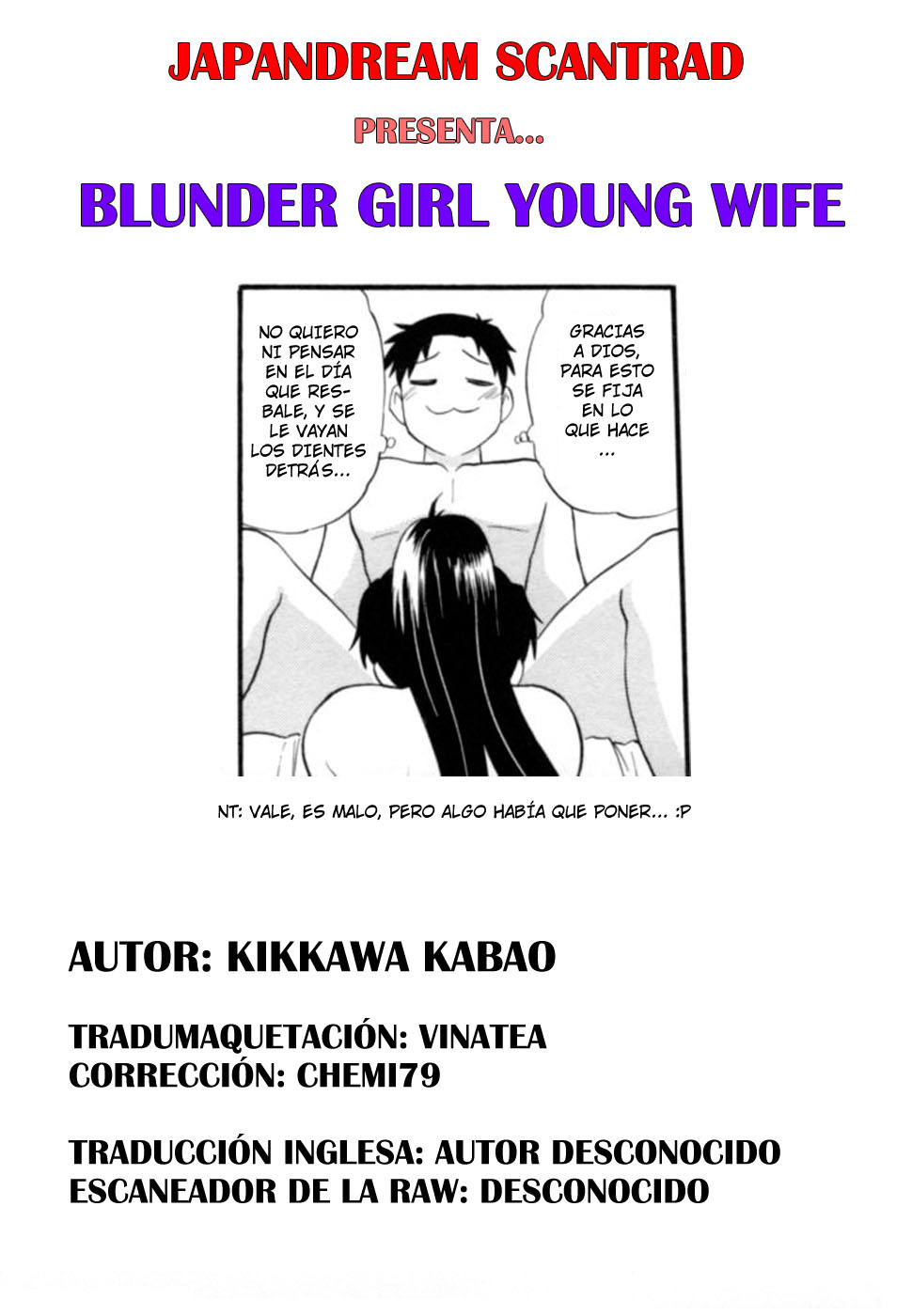 [Kikkawa Kabao] Dojikko Waka Oku-sama | Blunder Girl Young Wife (Hakkutsu Oppai Daijiten) [Spanish] [JapanDreamScantrad] page 17 full