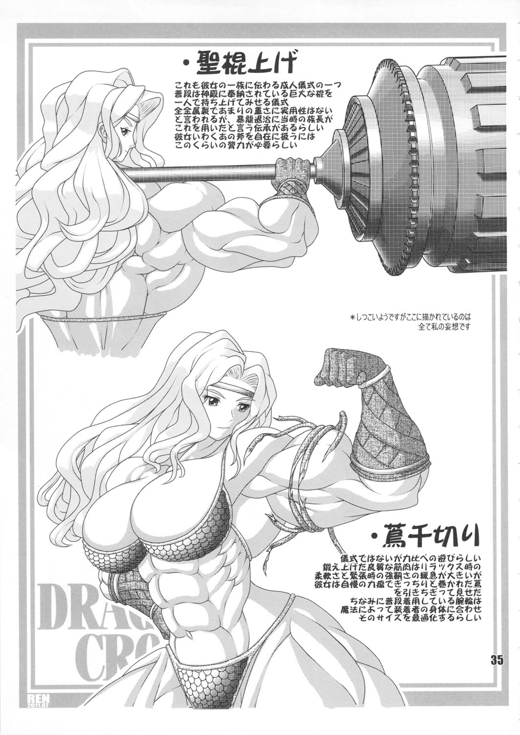 (C80) [nWa (Various)] Amazone ~The First Impression~ (Dragon's Crown) page 34 full