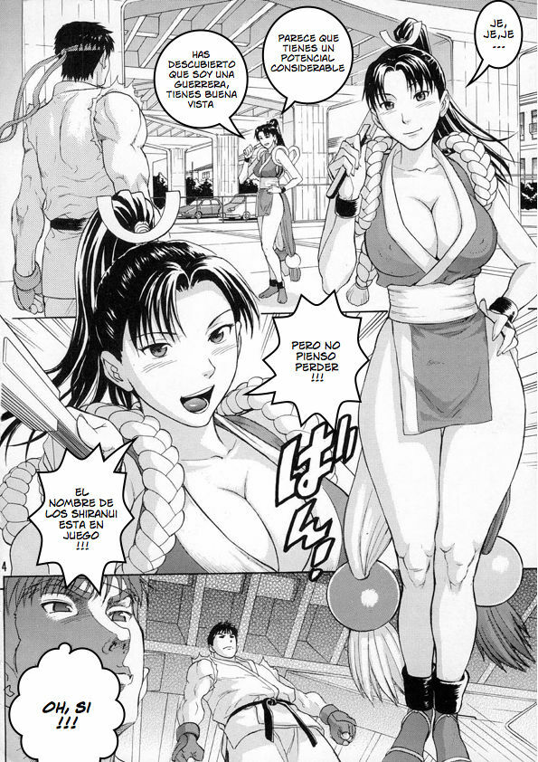 (C75) [Bakuretsu Fusen (Denkichi)] Ore yori Tsuyoi Yatsu ni I need you! (Street Fighter) [Spanish] [Hentai FX] page 21 full