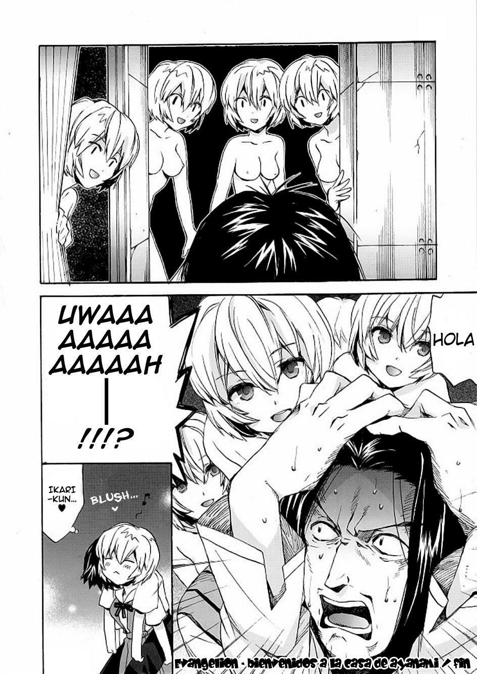 (COMIC1☆4) [Aihara Otome (Nyoriko)] Ayanami House e Youkoso (Neon Genesis Evangelion) [Spanish] page 27 full