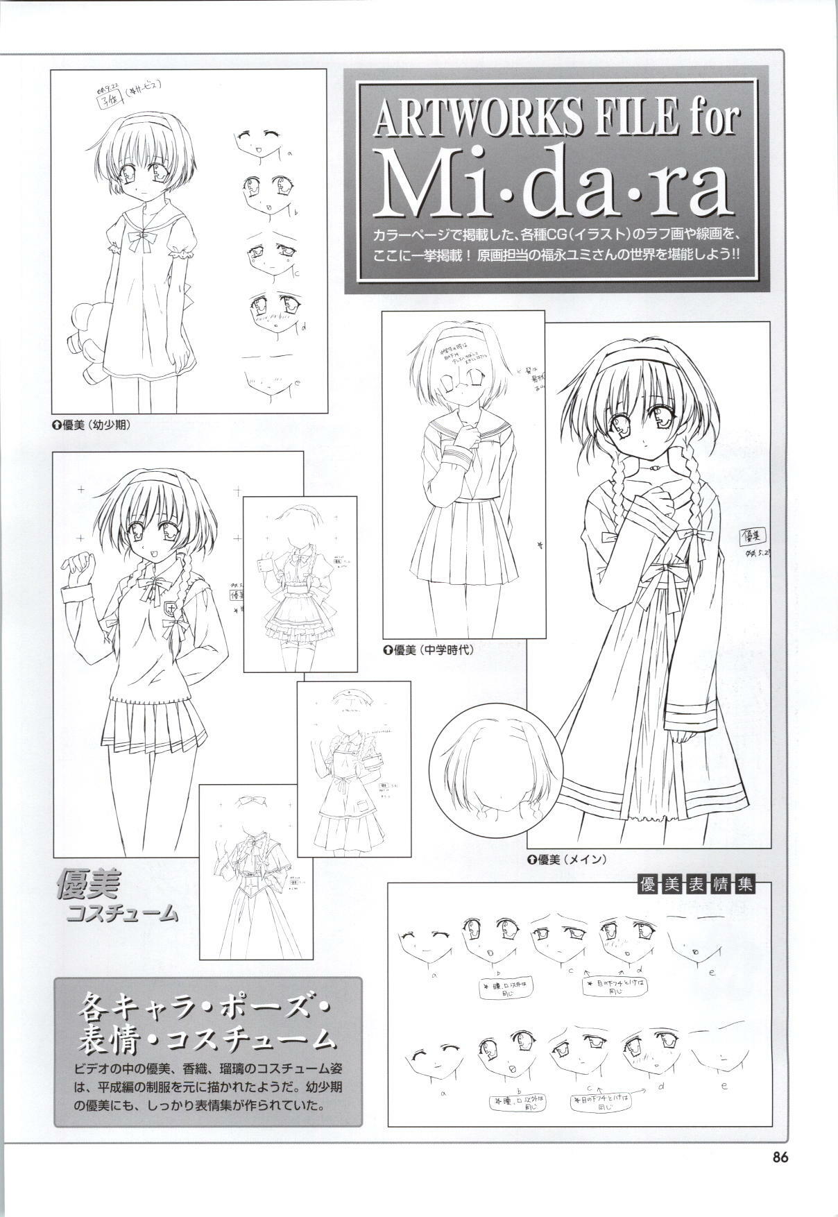 [Fukunaga Yumi] Mi・da・ra Computer Graphics & Original Pictures page 88 full