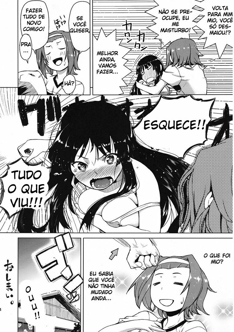 (C78) [Kyuukeijo no Higashi (Aduma Ren)] Sweet girls (K-ON!) [Portuguese-BR] [Hentai Arimasu] page 23 full