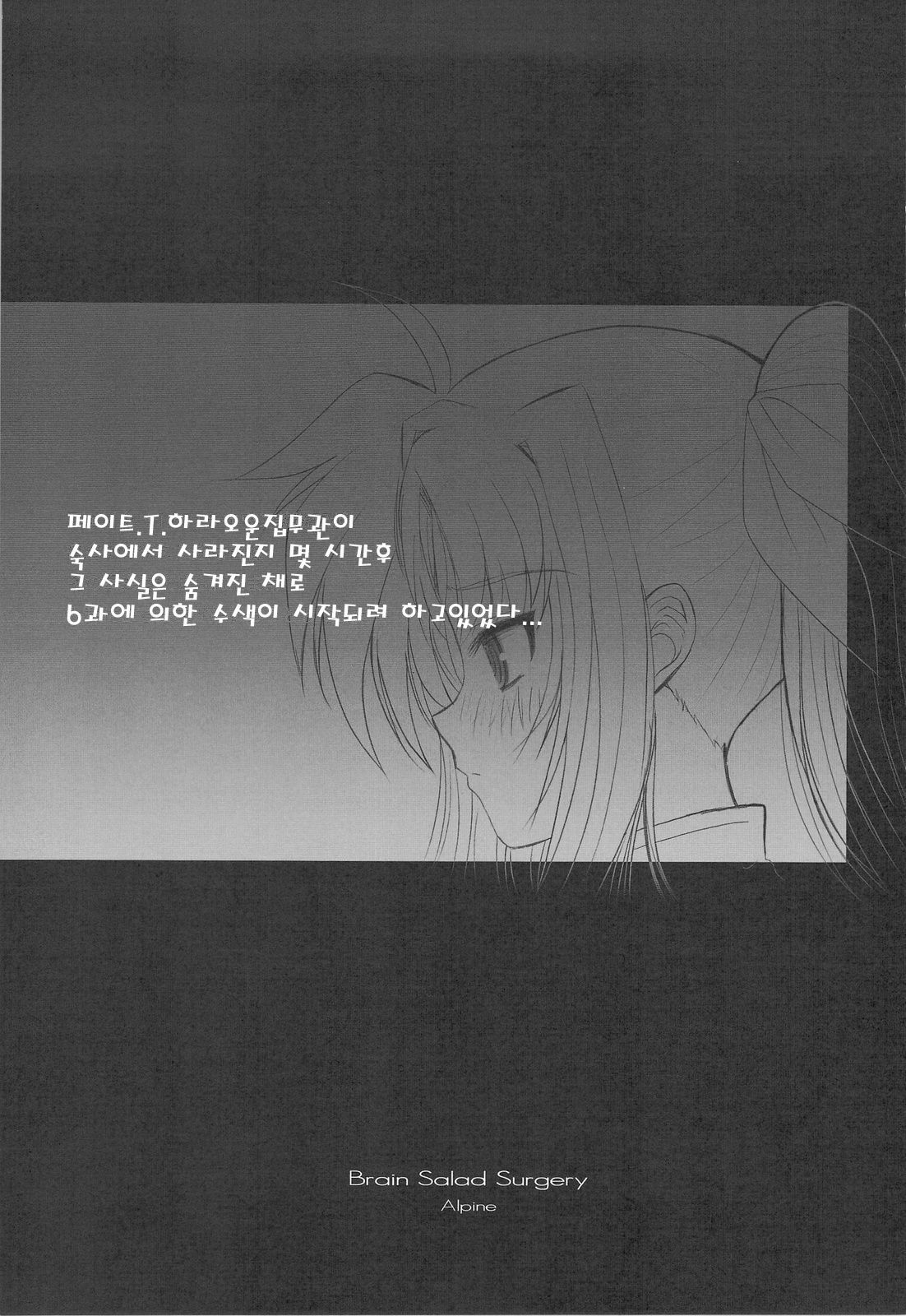 (C75) [Dieppe Factory (Alpine)] FATE FIRE WITH FIRE 2 (Mahou Shoujo Lyrical Nanoha)(korean) page 23 full