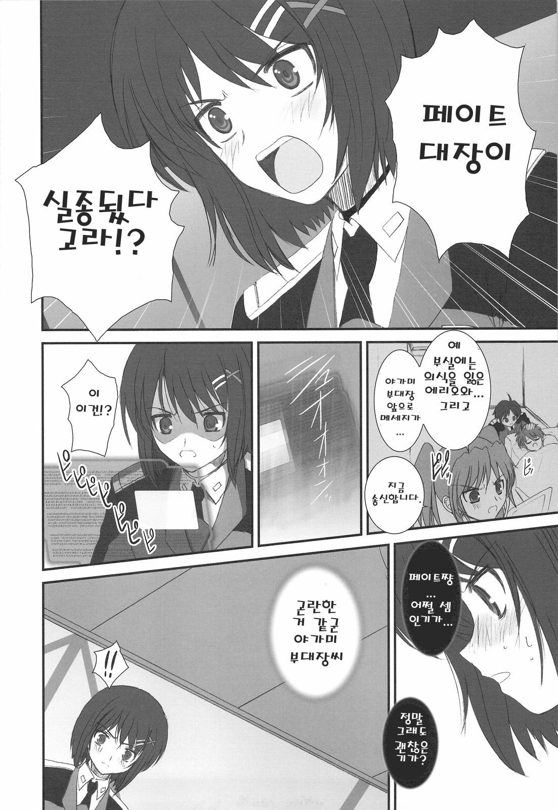 (C75) [Dieppe Factory (Alpine)] FATE FIRE WITH FIRE 2 (Mahou Shoujo Lyrical Nanoha)(korean) page 28 full