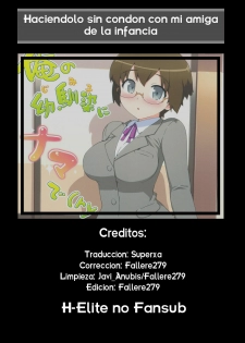 (C79) [Number2 (Takuji)] Ore no Jimiko ni Nama de (ry (Ore no Imouto ga Konna ni Kawaii Wake ga nai) [Spanish] [H Elite no Fansub] - page 15