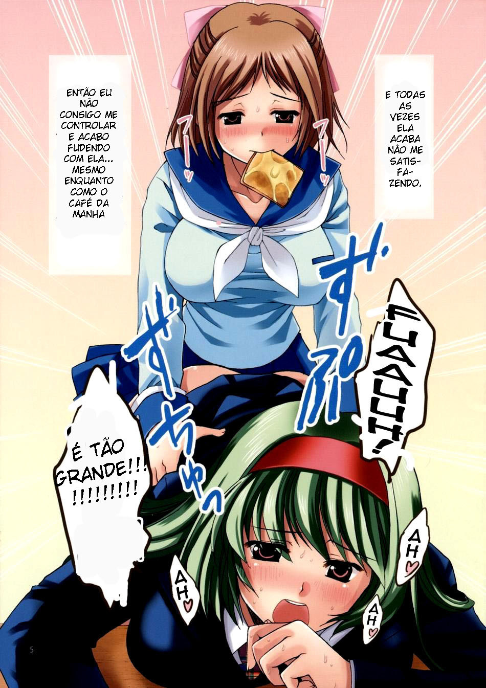 (C75) [Aigamodou (Asou Riku, Niwari Hatori)] Aigamo Nabe 5 gou Futa Sona [Portuguese-BR] [HentaiPie] page 4 full