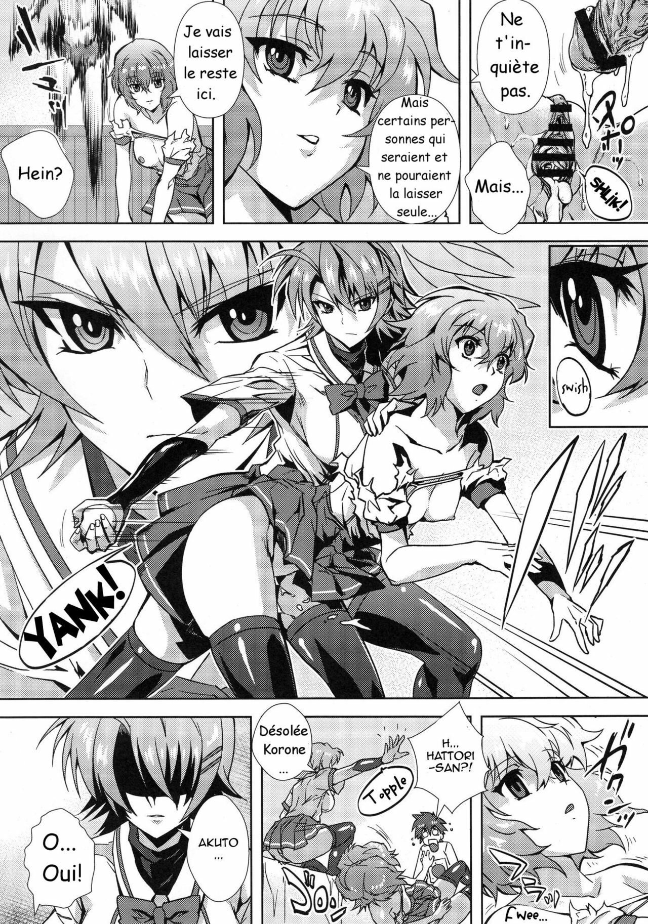 (C78) [Kamoro-SA-Z (Migiyori, Oobanburumai)] Douzo Ushiro kara Maou-sama (Ichiban Ushiro no Daimaou) [French] page 19 full