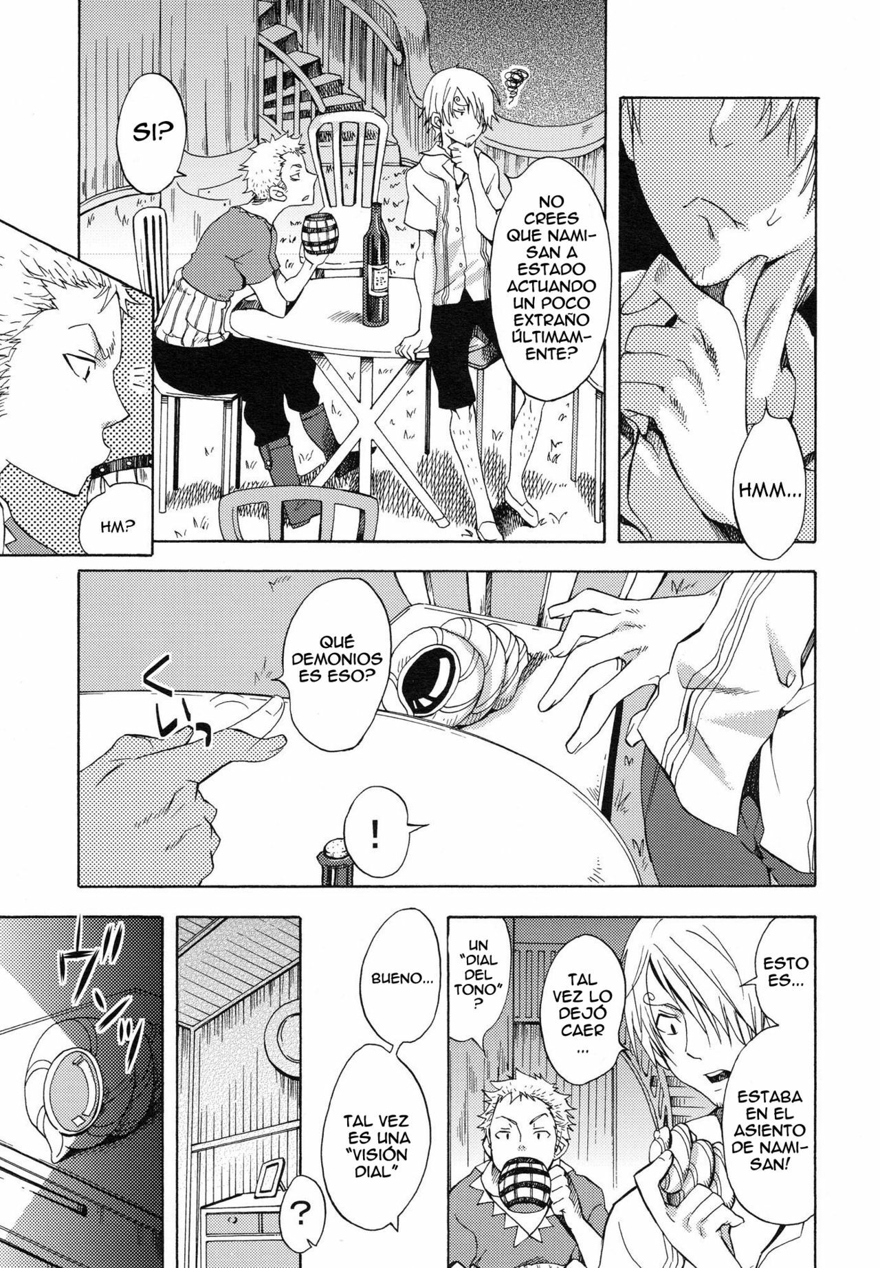 (SC48) [Kurione-sha (YU-RI)] EROTIC WORLD (One Piece) [Spanish] [XP95-Hentai] page 6 full
