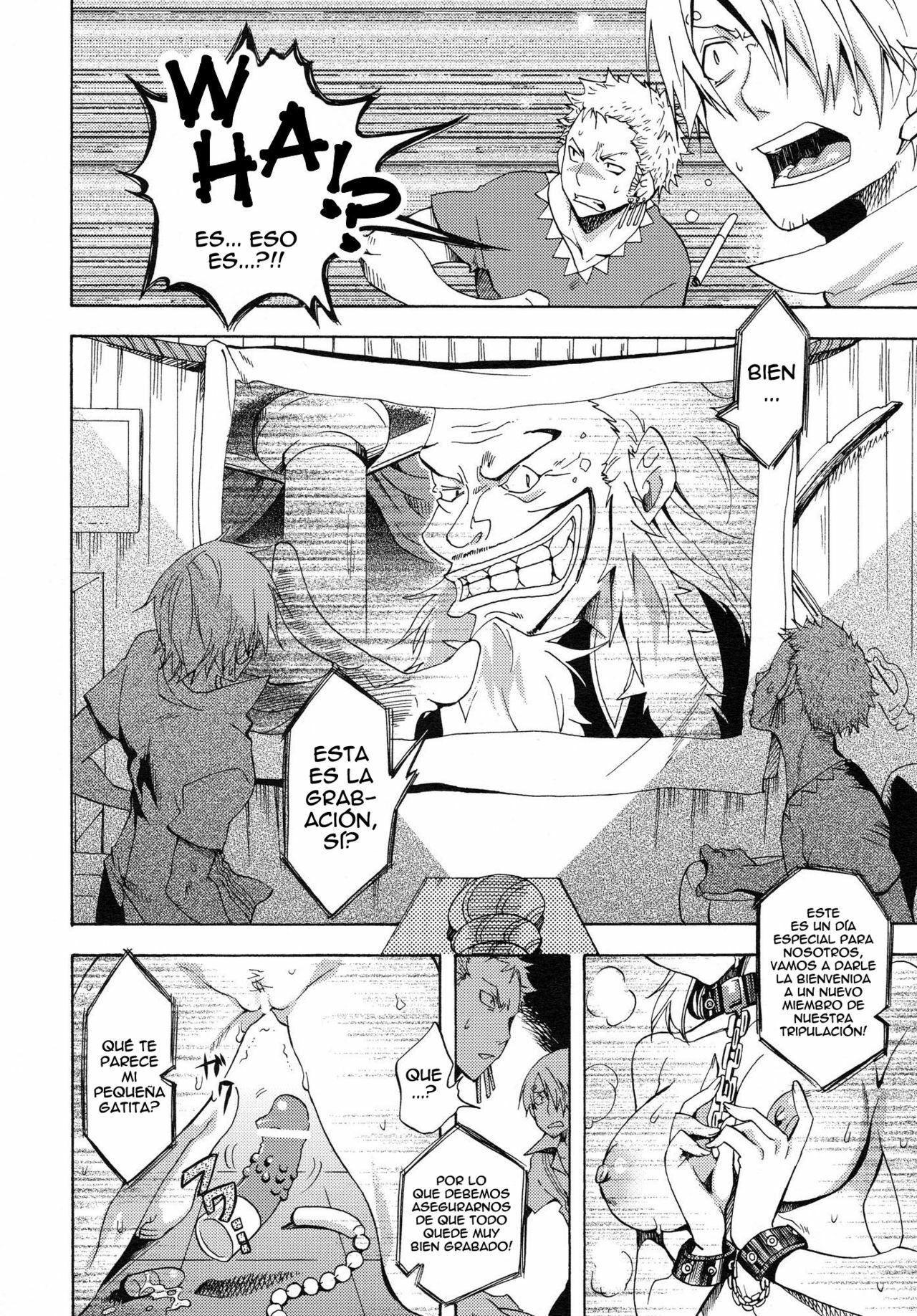 (SC48) [Kurione-sha (YU-RI)] EROTIC WORLD (One Piece) [Spanish] [XP95-Hentai] page 7 full