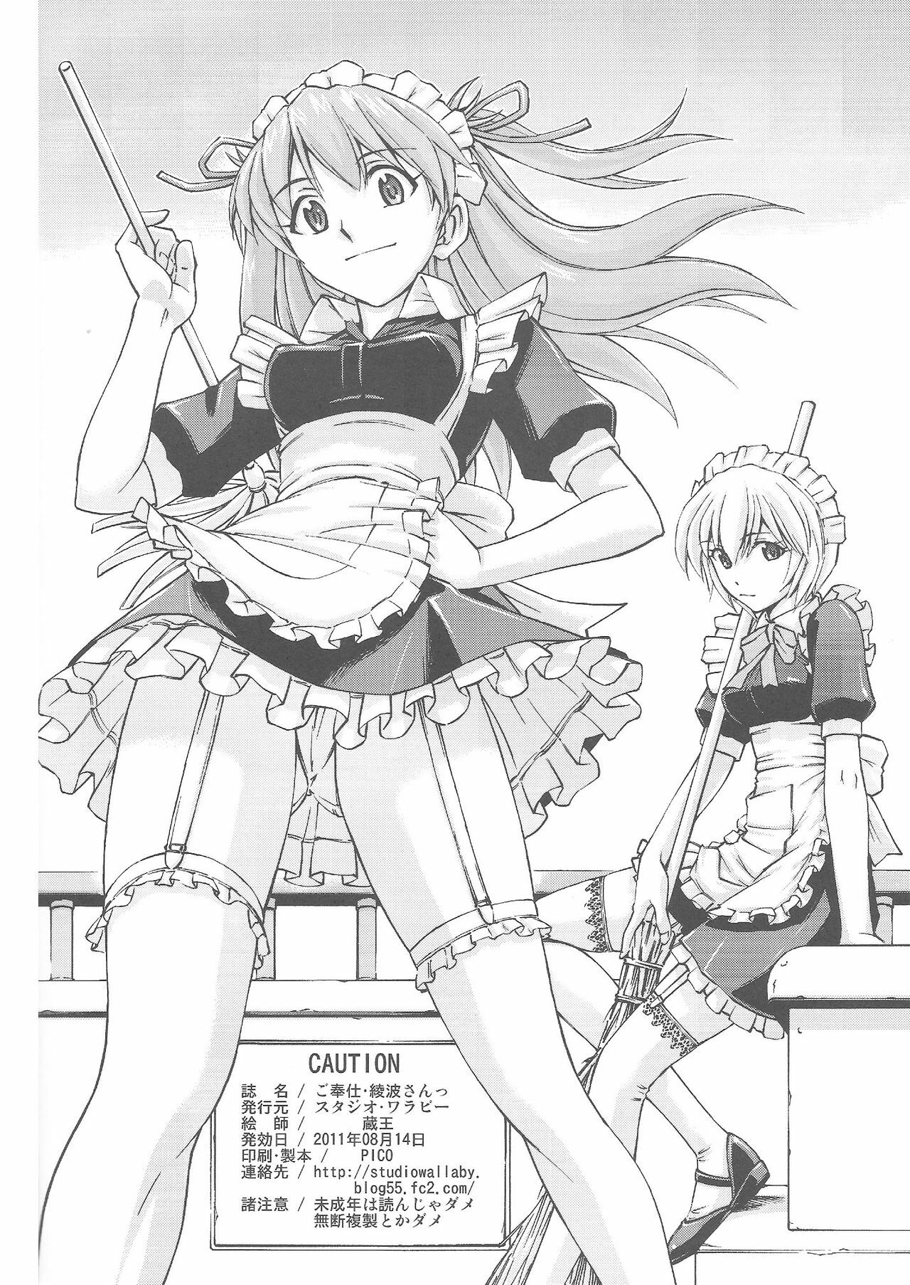 (C80) [Studio Wallaby (Kura Oh)] Gohoushi Ayanami-san (Neon Genesis Evangelion) page 25 full