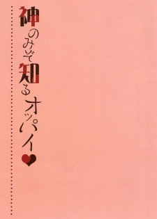 (C79) [Shigunyan (Shigunyan)] Kami nomi zo Shiru Oppai (Kami nomi zo Shiru Sekai) [Chinese] [工口神社汉化] - page 2