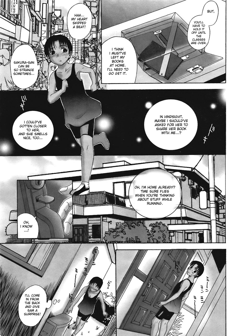 [Kusatsu Terunyo] Homestay Ikkagetsume | 1st Month of Homestay (COMIC Purumelo 2008-11) [English] [desudesu] page 7 full