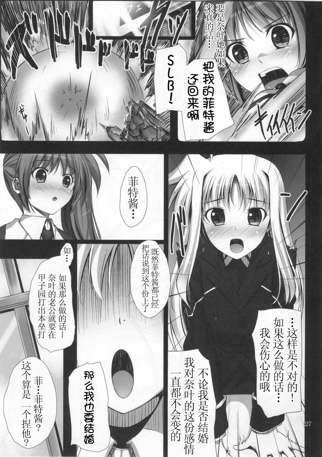 (C80) [IV VA SHIN (Mikuni Mizuki)] Home Sweet Home ～ Fate hen ～ (Mahou Shoujo Lyrical Nanoha) [Chinese] 【萌舞の里组汉化】 page 27 full