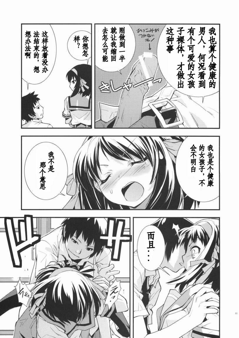 (C72) [Hapoi-Dokoro (Okazaki Takeshi)] Anomaly 0 (The Melancholy of Haruhi Suzumiya) [Chinese] [52H漫画组] page 10 full