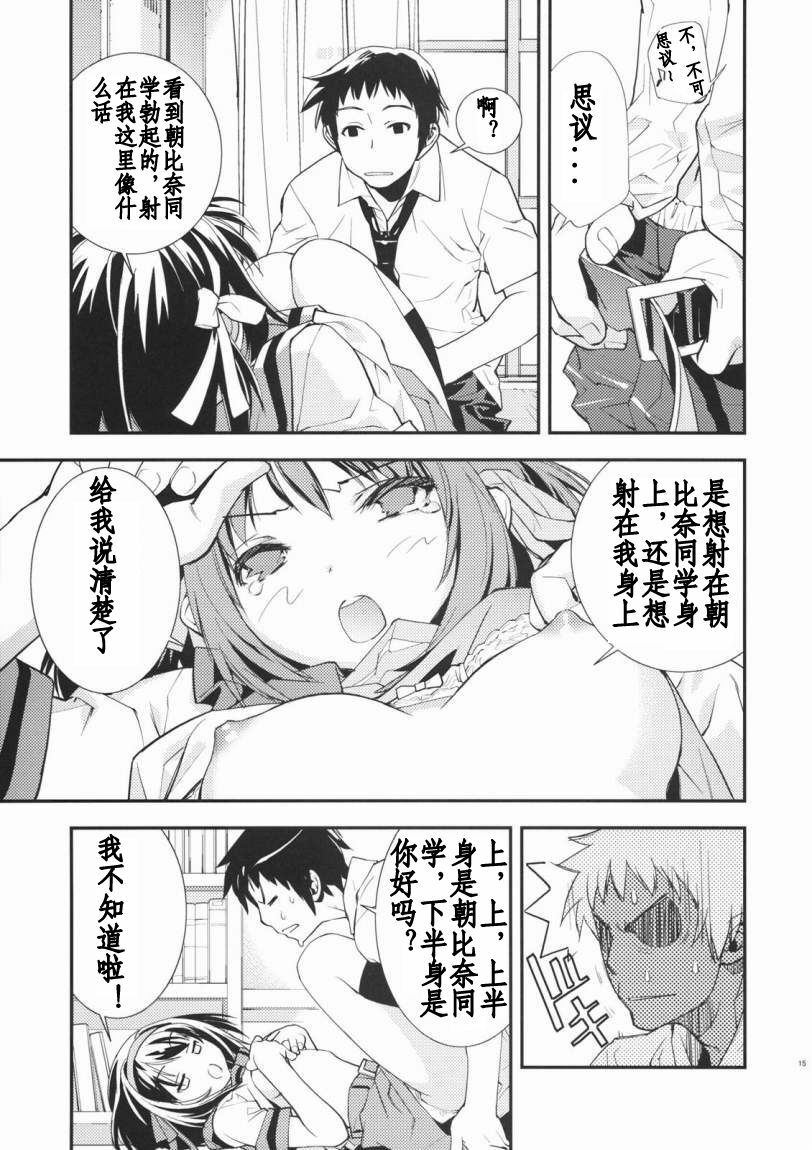 (C72) [Hapoi-Dokoro (Okazaki Takeshi)] Anomaly 0 (The Melancholy of Haruhi Suzumiya) [Chinese] [52H漫画组] page 14 full