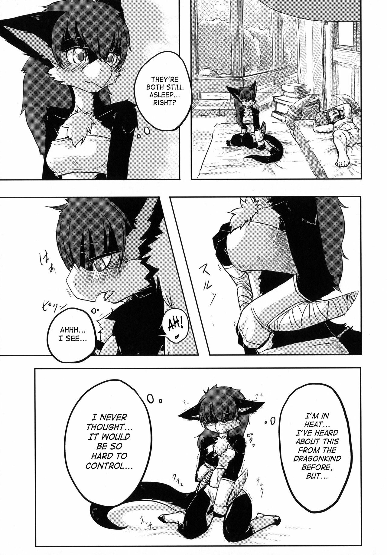 (C80) [TOVIC (Hironosuke)] Dokidoki MonHun Nikki | Dokidoki Monster Hunter Diary (Comic Kemostore 2) [English] [SaHa] page 5 full