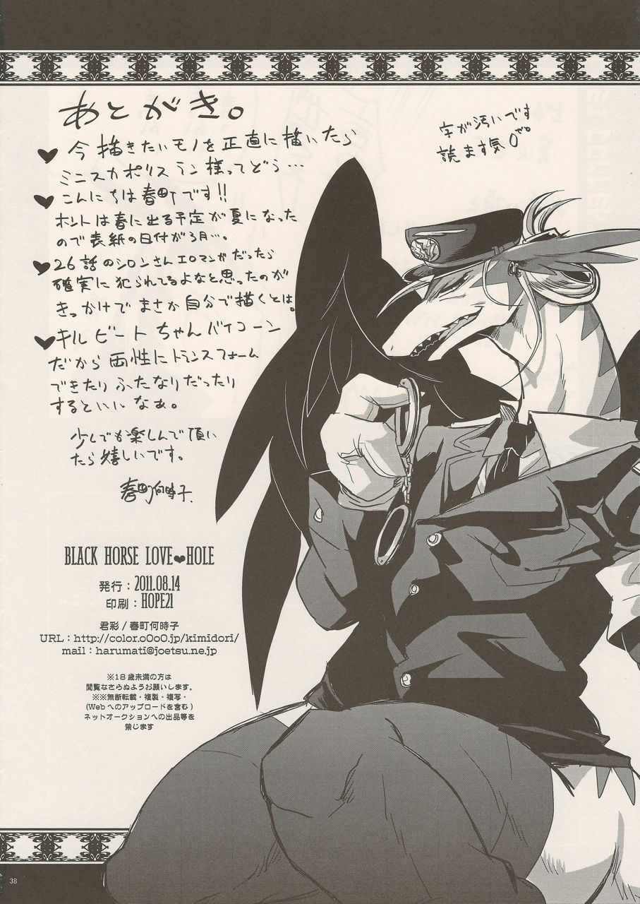(C80) [Kimidori (Various)] Black Horse Love Hole (Legendz: Tale of the Dragon Kings) page 37 full