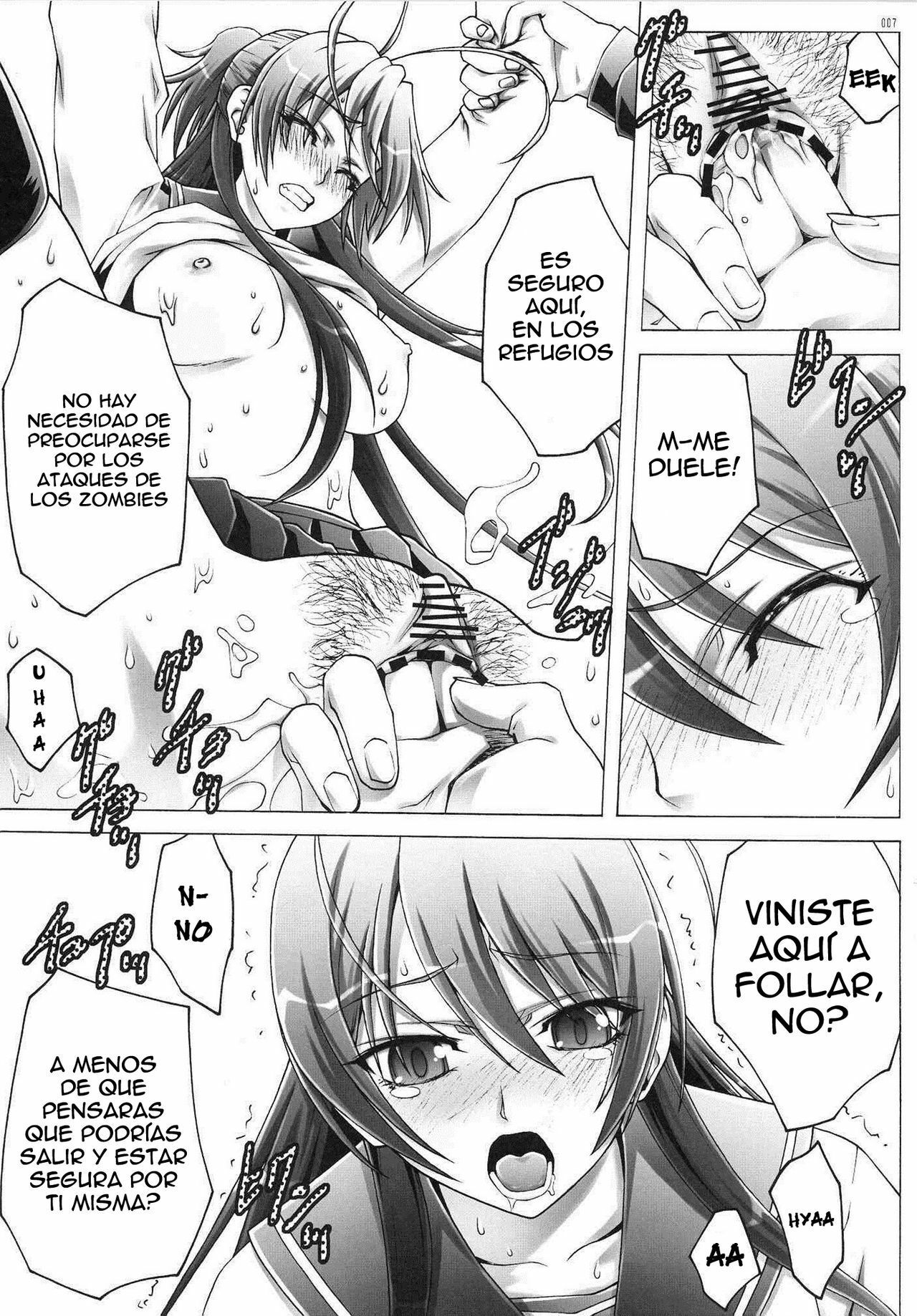 [CLUB54 (Ichigo Mark)] HIGHRISK OF THE DEAD (Highschool of the Dead) [Spanish] [XP95-Hentai] page 6 full